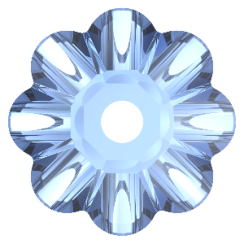 Preciosa Loch Flower 1H 6mm Light Sapphire