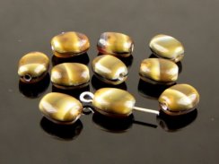 Czech glass Flat Oval beads  26