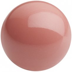 Preciosa Perle vosk guľatá MAXIMA ½D 8mm Salmon Rose