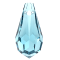 Preciosa® prívesok MC Drops 984 1D 9x18mm Aquamarine