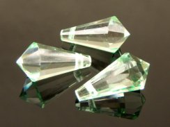Preciosa® pendant MC Drops 181 1H 9x18mm Light Green