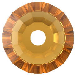 Preciosa Šatonová ruža VIVA12® 1D 3mm Topaz