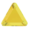 Preciosa Triangl MAXIMA nažehlovací 6mm Crystal Aurum