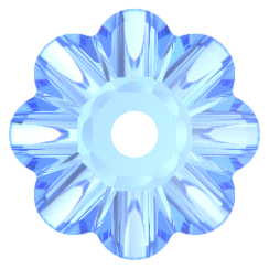 Preciosa Loch Flower 1H 6mm Crystal Lagoon