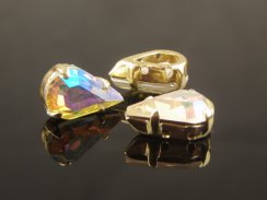 Preciosa MC Pearshape in Sew-on Setting