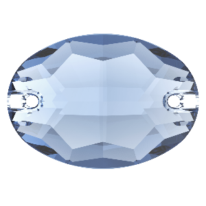 Preciosa Ovál 2D 10x7mm Light Sapphire