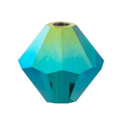 Preciosa MC Rondelle Bead 4mm Emerald 2xAB