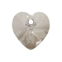 Preciosa® pendant MC Heart 1H 10mm Crystal Nightfall