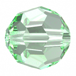 Preciosa MC Round Bead 10mm Crystal Viridian