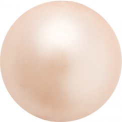 Preciosa Perle vosk kulatá MAXIMA ½D 10mm Peach