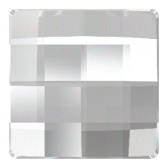 Preciosa Chessboard Square MAXIMA Hotfix 8x8mm Crystal