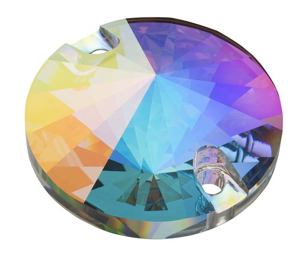Preciosa Rivoli 2D 10mm Crystal AB
