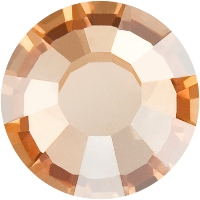 Preciosa MC Šatonová růže VIVA12® nažehlovací ss6 Crystal Golden Honey