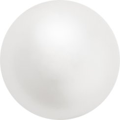Preciosa Perle vosk guľatá MAXIMA ½D 12mm White