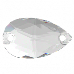Preciosa Hruška 2D 18x10.5mm Crystal