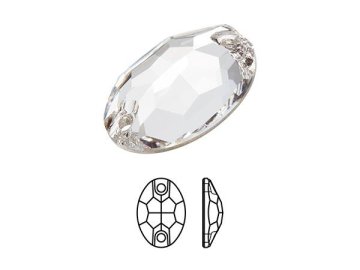 Preciosa Oval 301 2H - Color - Jet