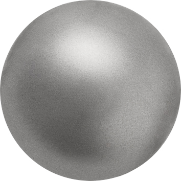 Preciosa Perle vosk kulatá MAXIMA ½D 5mm Dark Grey