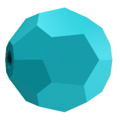 Preciosa MC Round Bead 6mm Turquoise