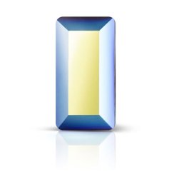Preciosa MC Bageta nalepovací 4x2mm Jet AB