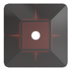 Preciosa Štvorček 1D 6x6mm Crystal Venus