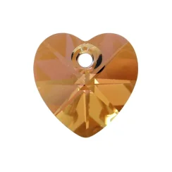 Preciosa® pendant MC Heart MAXIMA 1H 14mm Crystal Venus