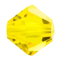 Preciosa MC Rondelle Bead 3mm Citrine