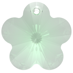 Preciosa® pendant Flower 1H 14mm Crystal Viridian