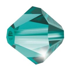 Preciosa MC Rondelle Bead 12mm Blue Zircon