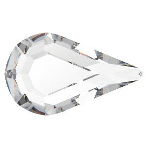 Preciosa Pear MAXIMA Hotfix 6x3.6mm Crystal