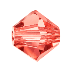 Preciosa MC Rondelle Bead 6mm Padparadscha