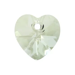 Preciosa® prívesok MC Srdce 1D 10mm Crystal Viridian