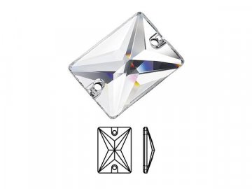 Preciosa MC Rectangle 301 2H - Color - Crystal
