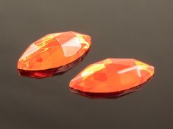 Czech Glass Flatback Stone Navette