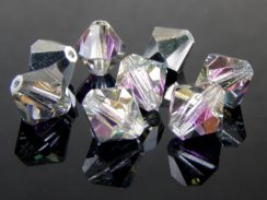 Preciosa MC Rondelle Bead 10mm Crystal Vitrail Light