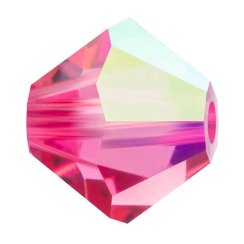 Preciosa MC Rondelle Bead 3mm Rose AB