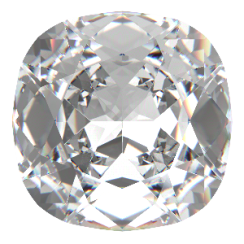 Preciosa MC Oblý Štvorec MAXIMA 12x12mm Crystal Pure