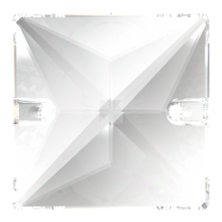 Preciosa Štvorček 2D 16x16mm Crystal
