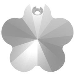 Preciosa® pendant Flower 1H 14mm Crystal Labrador-KOPIE