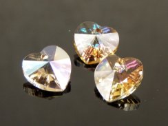 Preciosa® pendant MC Heart 1H 10mm Crystal Clarit