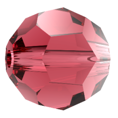 Preciosa MC Round Bead 6mm Light Burgundy