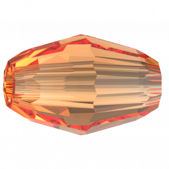 Preciosa Perle Oliva 9x6mm Crystal Celsian