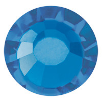 Preciosa MC Šatonová růže VIVA12® nažehlovací ss30 Crystal Bermuda Blue