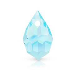 Preciosa® prívesok MC Drops 681 1D 6x10mm Aqua Bohemica AB