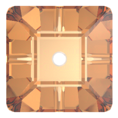 Preciosa Čtvereček 1D 6x6mm Crystal Honey
