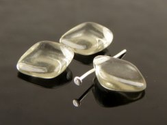 Czech glass Leaf beads