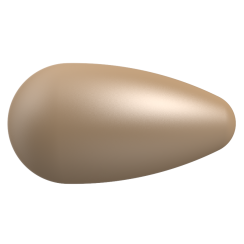 Preciosa Pearshape pearl 1H 15x8mm Bronze