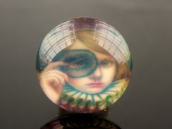 Portrait Printed Glass Cabochons