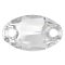 Preciosa Ovál 601 2D 18x11mm Crystal