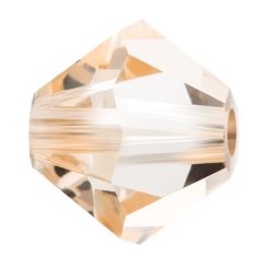 Preciosa MC Bead Rondell 6mm Crystal Honey