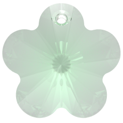 Preciosa® přívěsek Kytička 1D 14mm Crystal Viridian